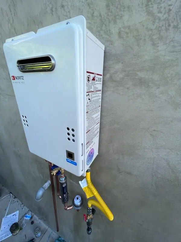 Tankless water heater installation for Buckner Terrace homes